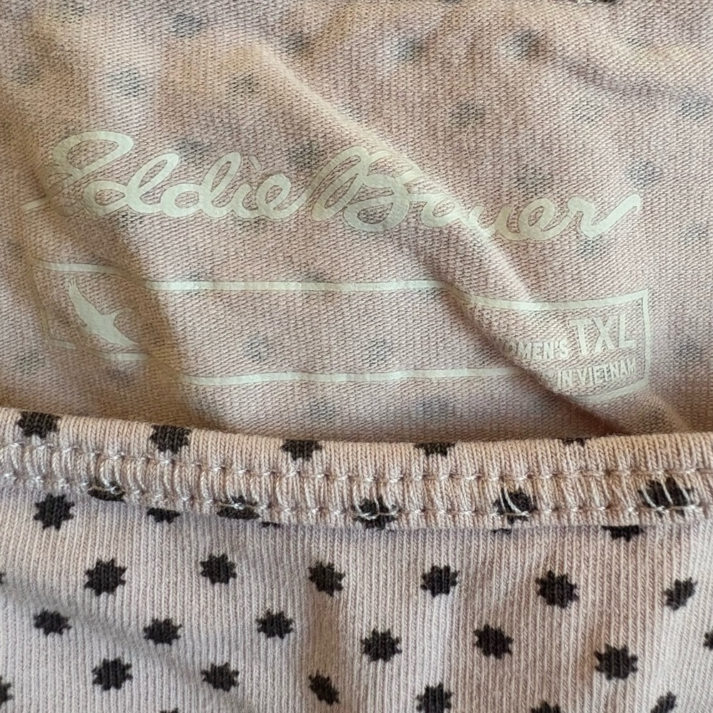 Eddie Bauer Women’s Polka Dot Sleeveless Top - Picture 2 of 4